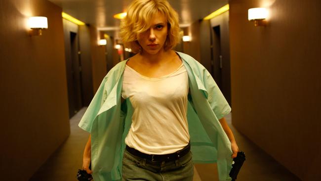 Scarlett Johansson in a scene from 2014 film Lucy