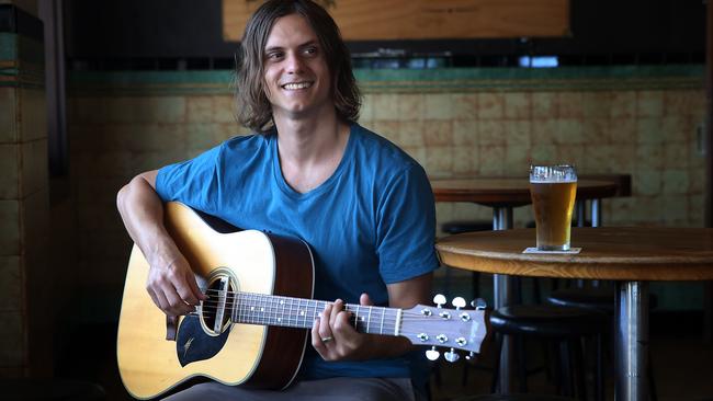 2017 Bluesfest Busking Competition winner Tay Oskee. Picture: Jane Dempster/The Australian.