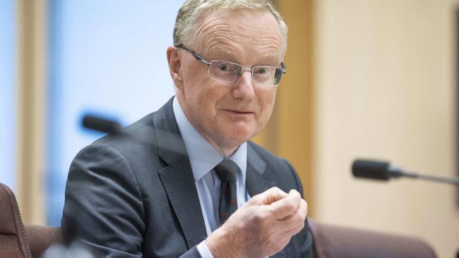 CANBERRA, AUSTRALIA - NewsWire Photos NOVEMBER 28, 2022: RBA Governor Dr Philip Lowe appears at Senate Estimates in Parliament House, Canberra. ItÃ¢â¬â¢s the first time an RBA governor has attended Senate Estimates.Picture: NCA NewsWire / Gary Ramage