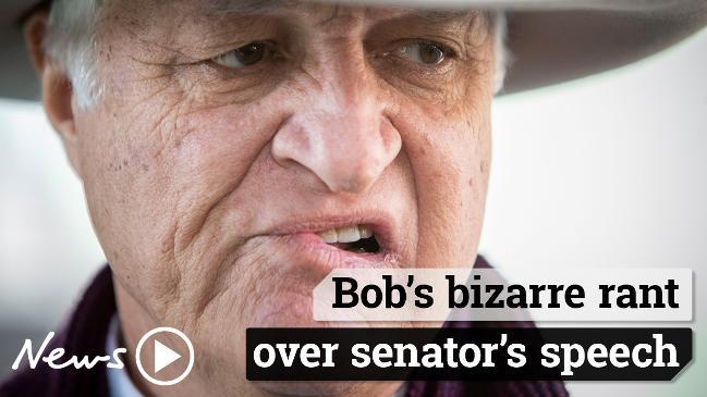 Bob’s rant over senator’s maiden speech