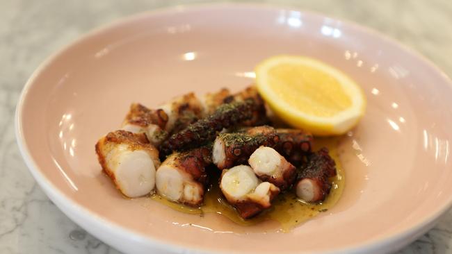 Hellenika’s octopus dish. Picture Glenn Hampson