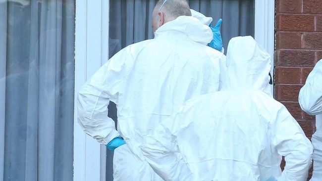 Image of forensic police, who are working on the investigation.