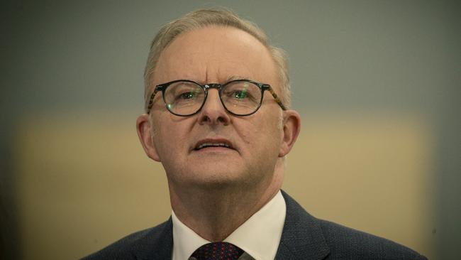 Anthony Albanese has a duty to call out this abuse by the ICC of its authority, as other world leaders have done, and an obligation to reassess Australia’s relations with the court if it proceeds down this wrongful path. Picture: NewsWire/ Glenn Campbell