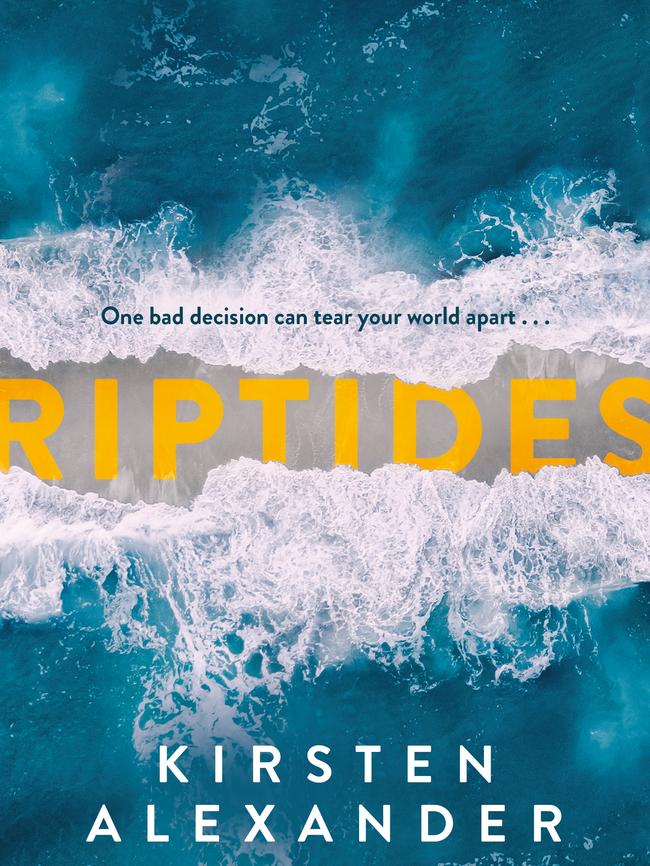 Book cover. Riptides. Kirsten Alexander. Bantam Australia. RRP $32.99. Released February 4 2020