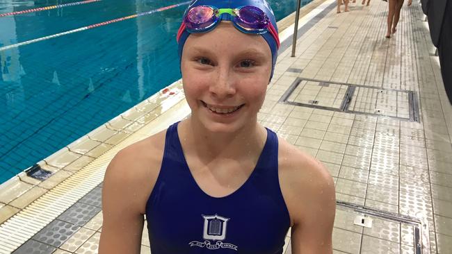 Charlotte Kennedy of Brisbane Girls Grammar School was a winner at the QGSSSA swimming carnival.