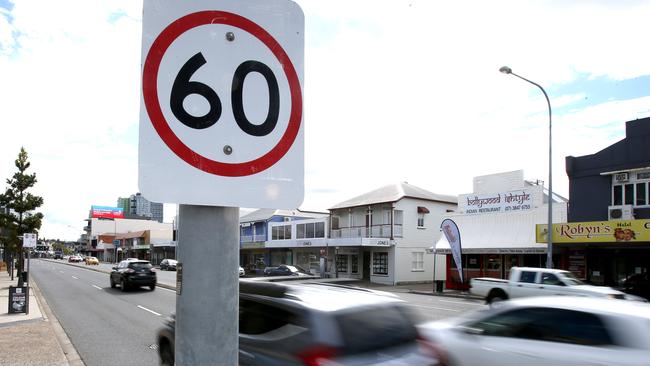 Stones Corner will be one of the first precincts to get a speed cut to 40km/h. Picture: AAP/Steve Pohlner