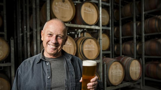 Brewer Phil Sexton at the former Giant Steps cellar in Healesville.