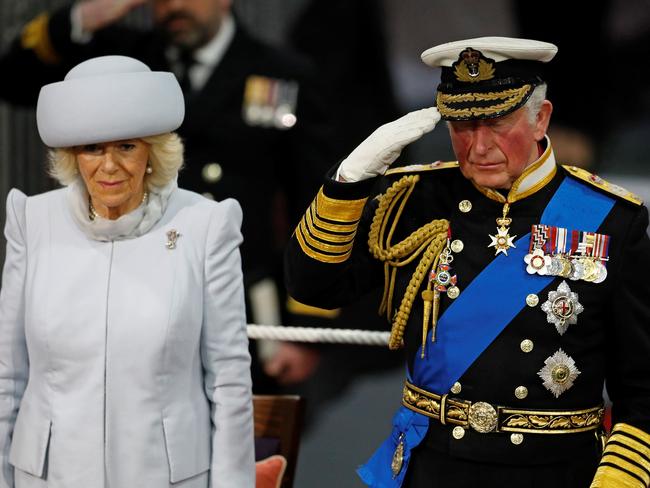 Camilla, Duchess of Cornwall and Prince Charles this month. Picture: AFP