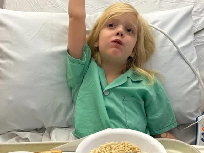 Grace suffers from seizures. Picture: Go Fund Me