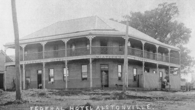 The historic Federal Hotel at Alstonville.