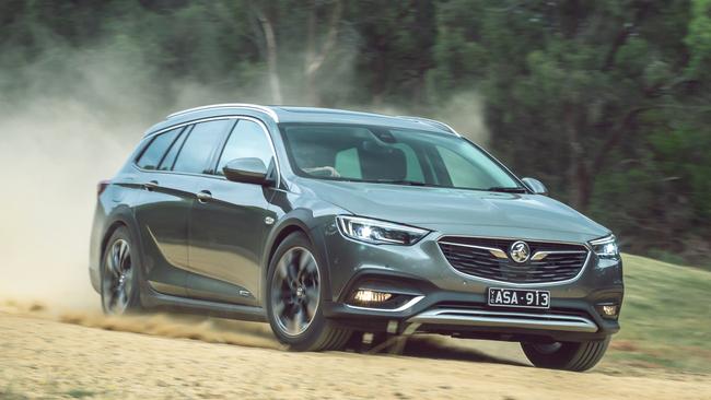 The Subaru Outback-style ‘Tourer’ could be the biggest selling model in the Commodore range — if Holden adds four-cylinder engines to the line-up. Picture: Supplied.