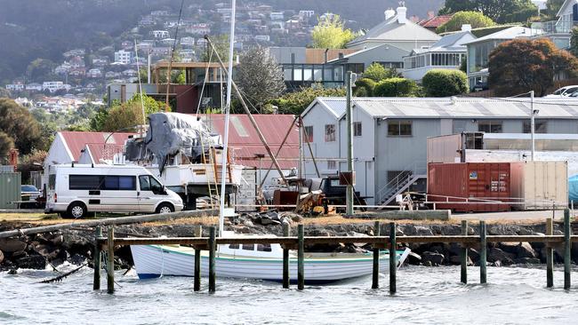 Shipyards in Battery Point that could have possibly been cut off had the initially proposed walkway been built. Picture Nikki Davis-Jones.