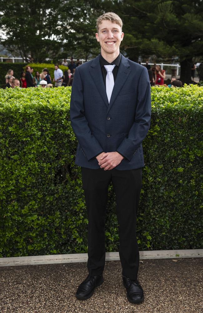 Jonathan Wright at Centenary Heights State High School formal at Picnic Point, Friday, November 15, 2024. Picture: Kevin Farmer