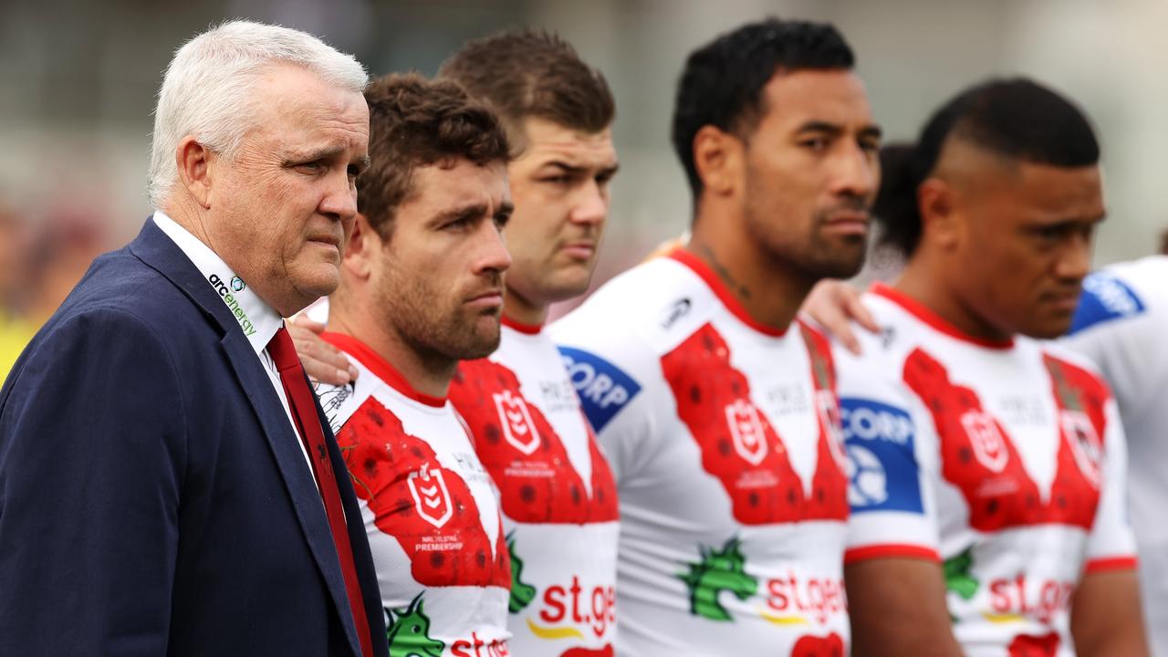 Dragons coach Anthony Griffin made the call to sack his assistants. Picture: Mark Kolbe/Getty