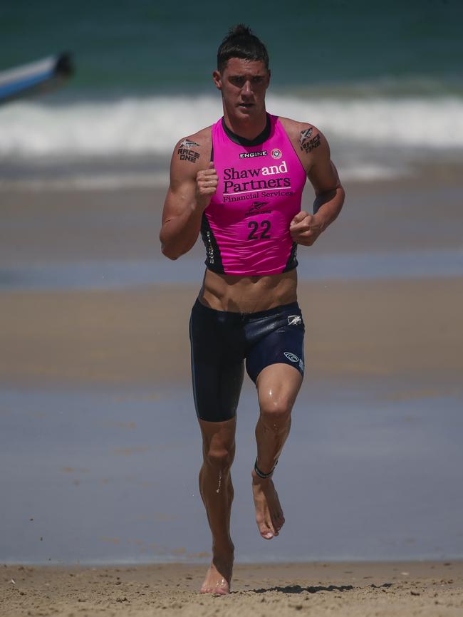 CJ Brennan on Day 1 of the Shaw and Partners Iron Man /Woman Series at North Burliegh. Picture: Glenn Campbell