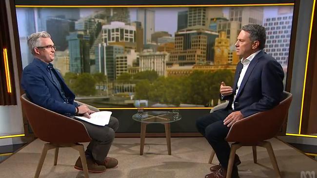 Mr Marles made the comments on the ABC’s Insiders program on Sunday morning. Picture: ABC