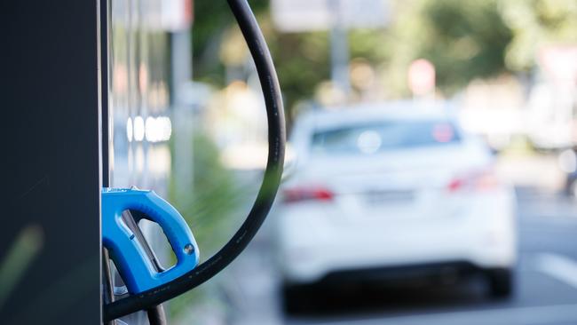 EV charging station etiquette is emerging as one of the top new “areas of frustrations” being voiced across Australia, social researcher Mark McCrindle says. Picture: Tim Pascoe