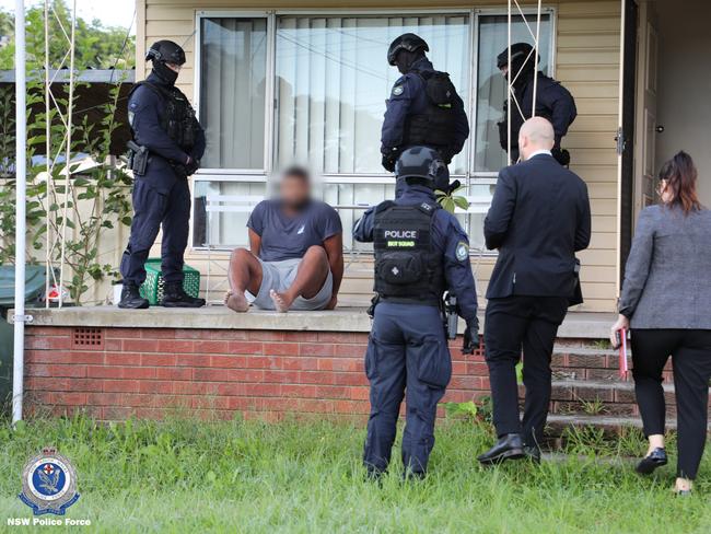 One of two men charged over the alleged kidnapping of a man and a woman at Fairfield earlier this year. Picture: NSW Police