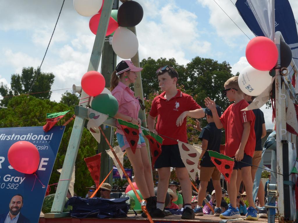 Thousands were in attendance at the Melon Fest parade