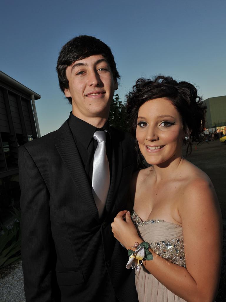 Cody Faulkner and Kirsty Wright at the Bundaberg High School Prom. Photo: Scottie Simmonds/NewsMail