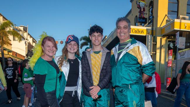 Fans ahead of the World Cup Matilda's v Sweden match at Suncorp Stadium. Photo - Stephen Archer