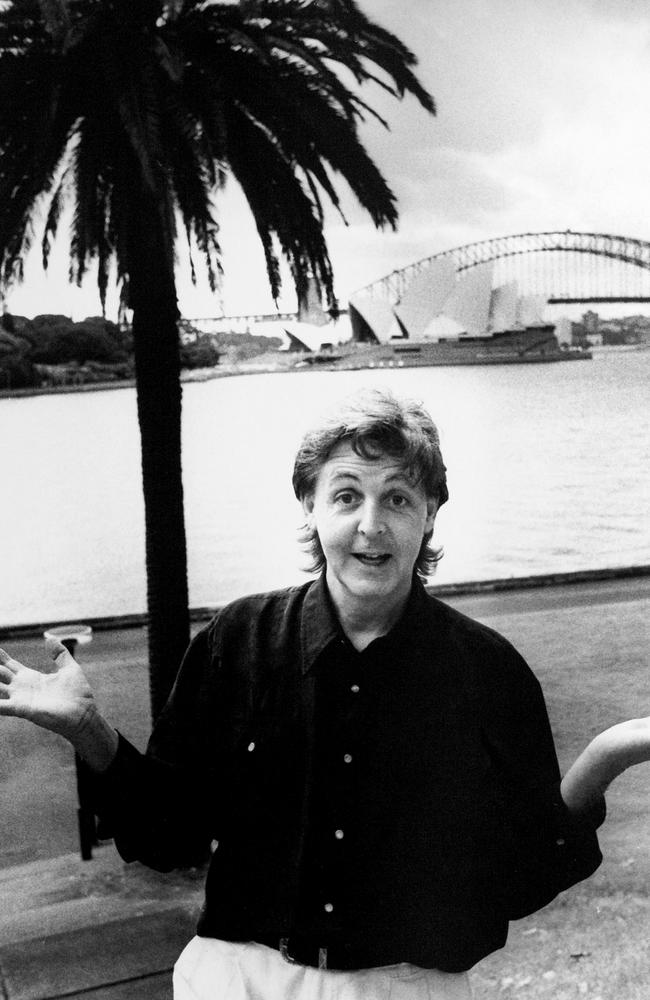 Paul McCartney told Mott he misses going on double decker buses. Picture: Tony Mott