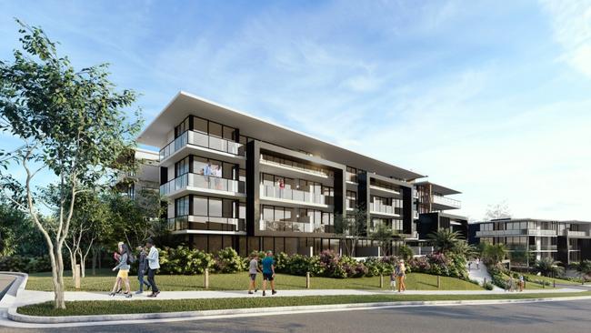 Eight towers and 81 townhouses will be part of the project. Picture: Gold Coast Coast City Council