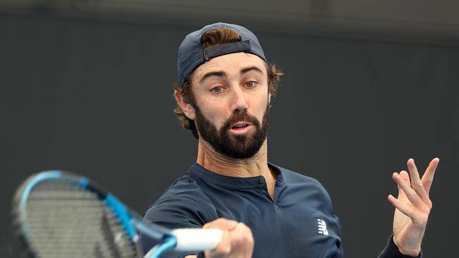 Jordan Thompson will play fellow Australian Aleksandar Vukic in the first round at the Australian Open next week. Picture: Sarah Reed / Getty Images