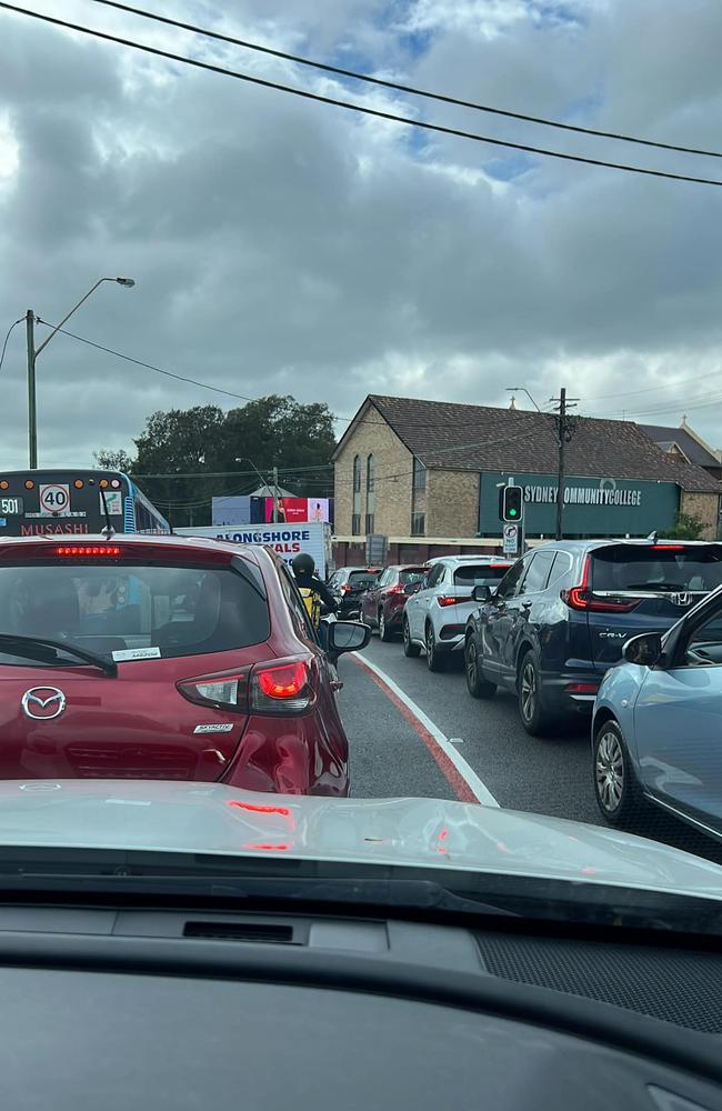 Sydney motorists have lashed out about the new intersection since the intersection opened on Sunday. Picture: Facebook