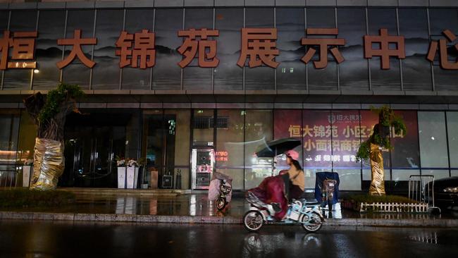 An Evergrande housing complex in Shenzhen, southeast China. Picture: Noel Celis / AFP.