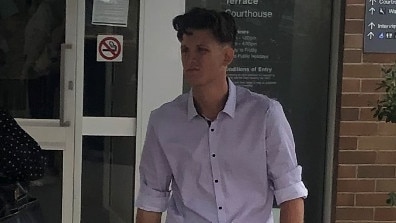 Ryan Oliver at Raymond Terrace Local Court. Pic Amy Ziniak.