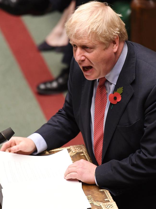 UK Prime Minister Boris Johnson. Picture: AFP