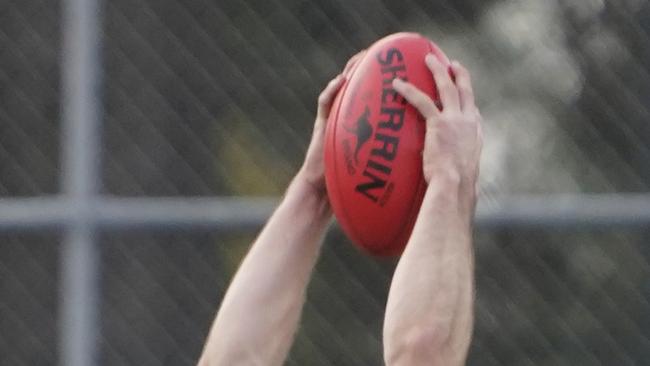 MPFNL Division 2 footy: Pearcedale v Devon Meadows.  Devon Meadows player  Joel Hillis - vc.  Picture: Valeriu Campan