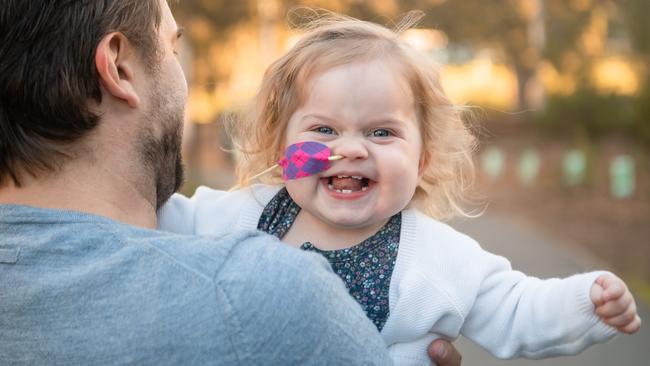 Heart transplant recipient Ellie Martin. Picture: Jason Edwards