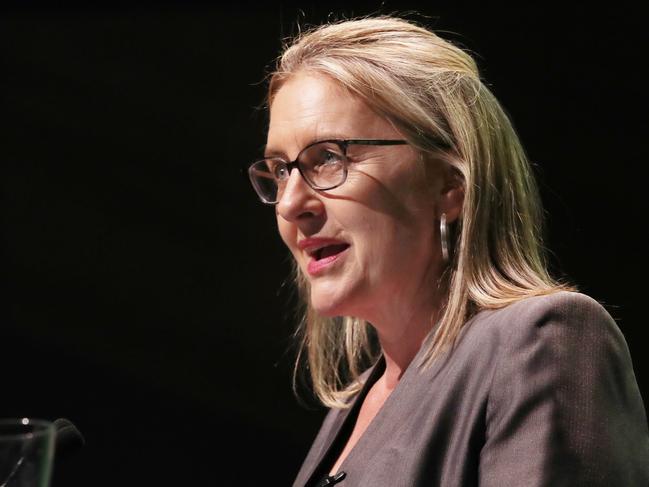 MELBOURNE, AUSTRALIA - NewsWire Photos, OCTOBER 26, 2023. Victorian Premier Jacinta Allen at the Clean Energy Council & Energy Efficiency Council Clean Economy Jobs Fair in Melbourne. Picture: NCA NewsWire / David Crosling