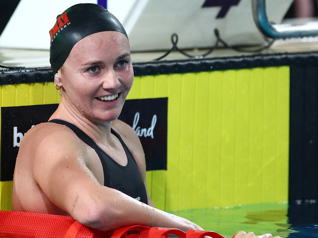 Ariarne Titmus has cruise into the final as the fastest qualifier in the women’s 400m freestyle. Picture: Getty Images