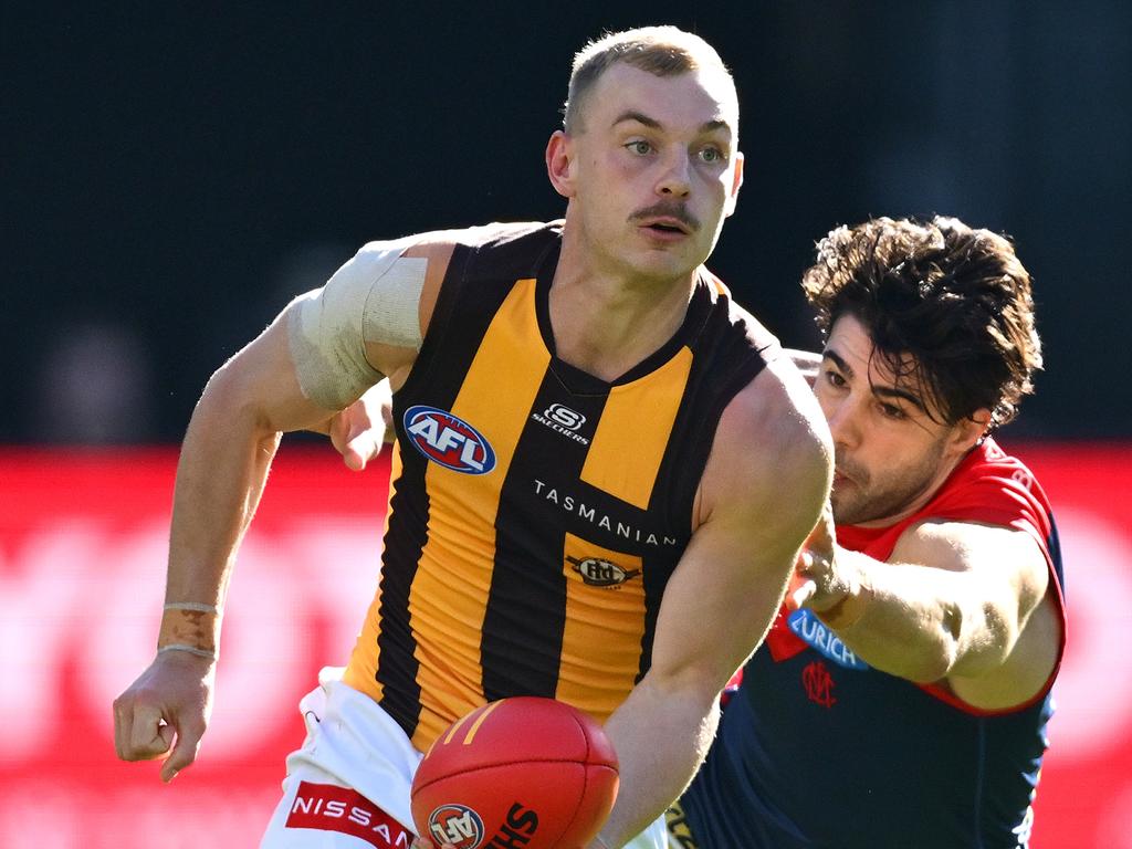 Worpel was Hawthorn’s best against Melbourne. Picture: Getty Images