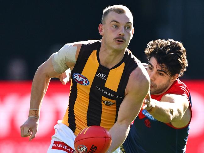 Worpel was Hawthorn’s best against Melbourne. Picture: Getty Images