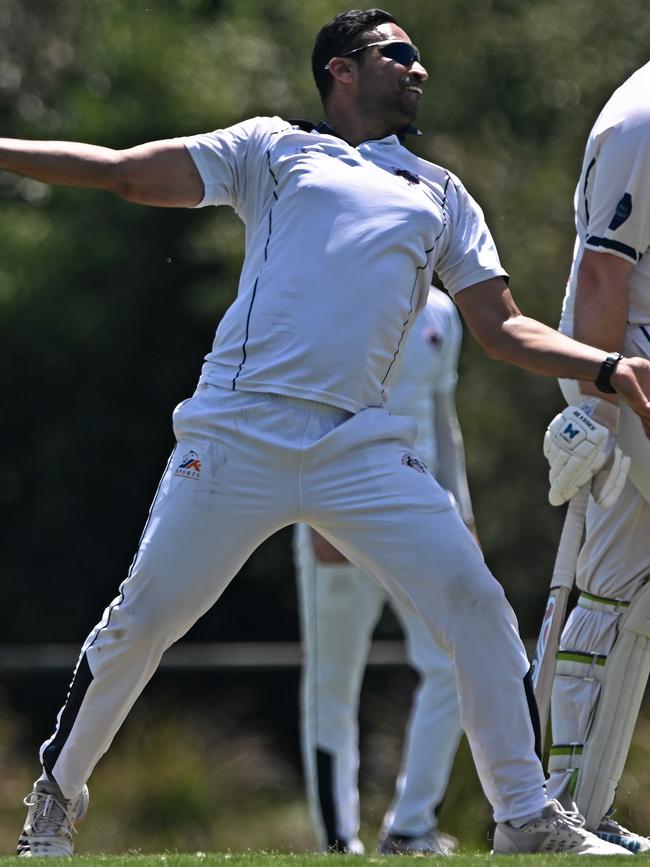 Haig Fawkner captain Vaib Deshpande. Picture: Andy Brownbill