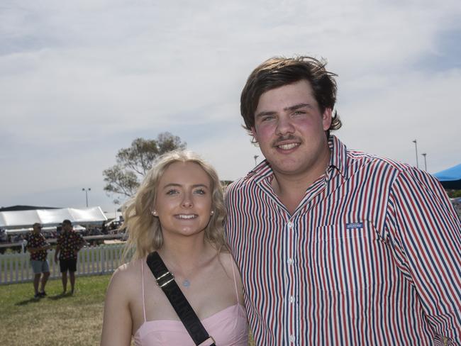 Lucy-Bella Tenny &amp; Blake Bowyer at the 2024 Manangatang Cup. Picture: Noel Fisher