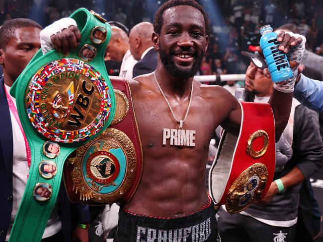 A win against Sebastian Fundora could line Tim Tszyu up for a fight against Terence Crawford. Picture: Al Bello/Getty Images