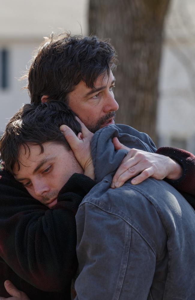 Kyle Chandler plays Casey Affleck’s brother Joe in a scene from the film Manchester By the Sea. Picture: Claire Folger