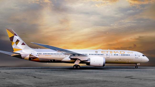 Etihad is fulfilling its obligations under its conditions of carriage by offering refunds to thousands of Australian customers with cancelled flights. Picture: Etihad