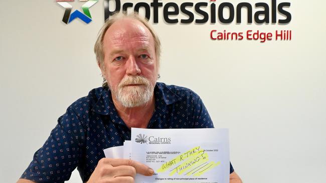 Professionals Edge Hill director Billy Gartner has created on online petition against, what he calls, the Cairns Regional Council's proposed "tenant tax". Picture: Isaac McCarthy