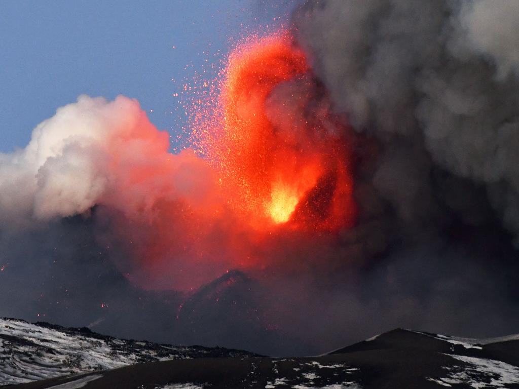 Mt Etna eruption Stunning photos of Italy’s volcanic explosion news