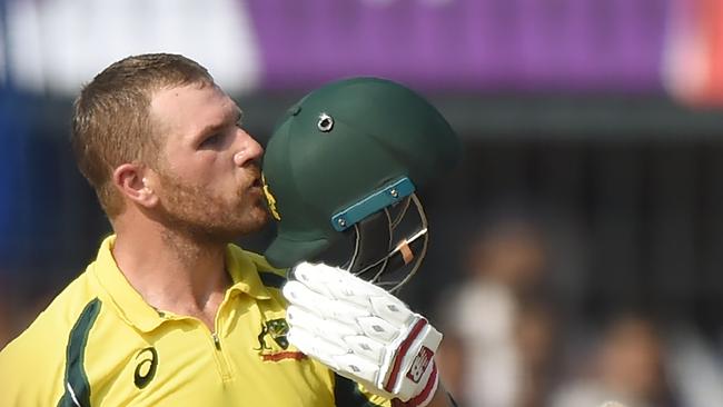 It wasn’t long ago that Finch was one of the most devastating short-form bats in world cricket. Picture: AFP