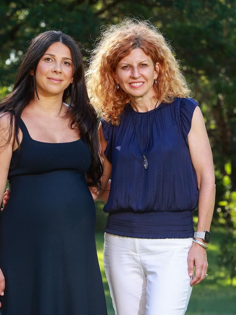 Leila Abdallah and Veronique’s mother Bridget Sakr. Picture: Justin Lloyd