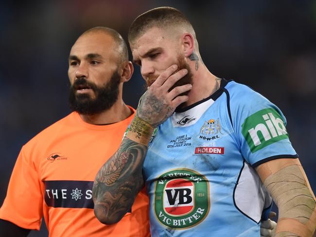 Josh Dugan suffered a broken jaw in game three.