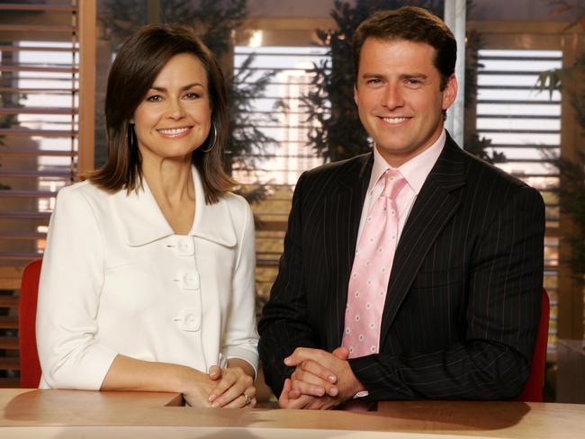 Golden couple ... Wilkinson and Stefanovic in their early days on Today.