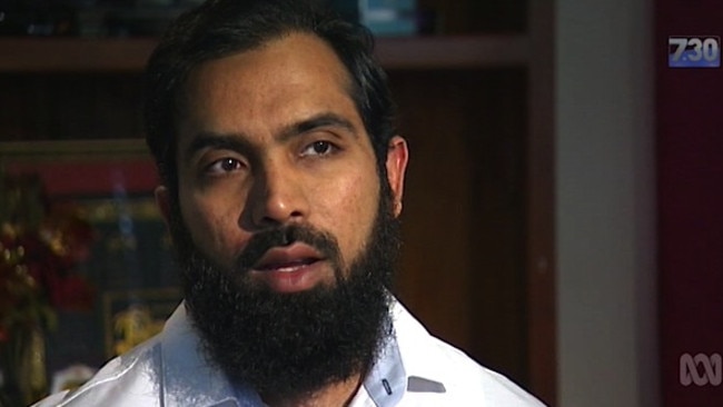Sickening ... Hafeez Ahmed Bhatti says he wants to press charges over the racist rant.